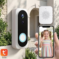 Caméra de surveillance extérieure 24h/24 HD 1080P avec vision nocturne, détection de mouvement PIR, alerte de détection humaine, alimentation par batterie, application Tuya