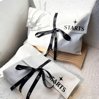 Sac à poussière en coton avec logo personnalisé en gros, pochette en toile recyclée de haute qualité pour le rangement et l'emballage des vêtements