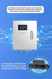 เครื่องตรวจสอบคุณภาพน้ำในสระว่ายน้ำอัตโนมัติแบบ WiFi APP รองรับ OEM ODM  วัดค่า PH/ORP/อุณหภูมิ ระบบควบคุมเครื่องวิเคราะห์เซ็นเซอร์สำหรับสระว่ายน้ำ - Product Image 2