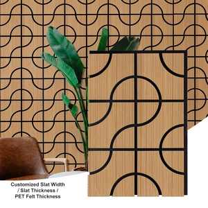 FSC certificato CE nuovo brevetto Design di alta qualità eco-friendly resistente alla fiamma <span class=keywords><strong>pannello</strong></span> acustico a prova di umidità - Product Image 1