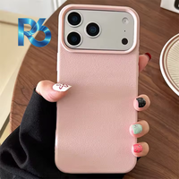 Coque de téléphone portable en silicone magnétique, texture cuir mat soyeux, prix de gros, pour iPhone 11-17, série complète