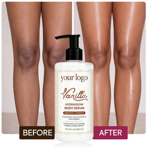 Sérum Corporel Hydratant 48 Heures à Absorption Rapide, Non Gras, Éclaircissant et Hydratant pour Peaux Sèches et Sensibles, à la Niacinamide et Vitamine C, Marque Blanche - Product Image 4