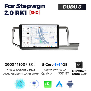 Dudu 7 Android 13 đài phát thanh xe Màn hình Navigation âm nhạc bt5.<span class=keywords><strong>1</strong></span> cho 10.36 inch Honda stepwgn xe thông minh hệ thống Android - Product Image 2