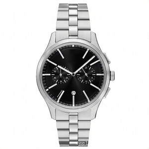 Fashionable Women's Business <b>Watch</b> with Quartz Movement Simple Design Small Sub-dial Date Display and Steel Bracelet - Product Image 2