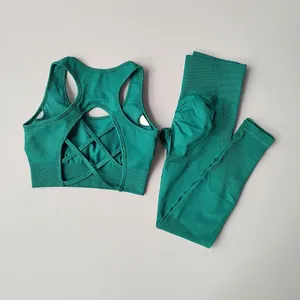 Vêtements de <span class=keywords><strong>sport</strong></span> pour le <span class=keywords><strong>sport</strong></span>, ensembles de leggings et de soutien-gorge de <span class=keywords><strong>sport</strong></span> sans couture, vêtements de <span class=keywords><strong>sport</strong></span> pour femmes, vêtements de yoga, ensembles de fitness et de gymnastique - Product Image 6