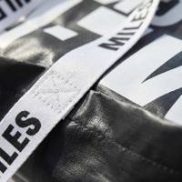 Sac de courses pliable promotionnel imperméable et réutilisable en RPET laminé avec logo personnalisé