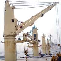 Fourniture 1 2 3 5 6 8 10 12 tonnes, bateau, cargaison, bateau, bateau, bateau, charge de levage, hydraulique, pliable télescopique, flèche, grue de pont