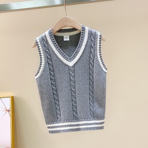 Chalecos de Punto para Niños, Chalecos Tipo Suéter Unisex, Uniformes de Jardín de Infancia, Uniformes Escolares Cálidos para Estudiantes - Product Image 1