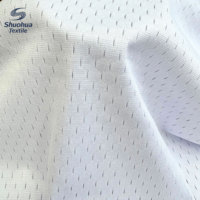 Tissu pour maillot de basketball 250 g/m² extensible 100 % polyester uni à séchage rapide pour vêtements de sport – Articles en stock