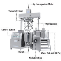 Prix usine ligne de Production cosmétique crème sous vide émulsifiant malaxeur maquillage nettoyant Essence faisant la Machine