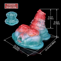 NNSX Nuevo diseño Vibro Amoladora femenina Placer sexual extremo Juguetes sexuales Prepucio de silicona Consoladores realistas Ano Flrting Foreplay
