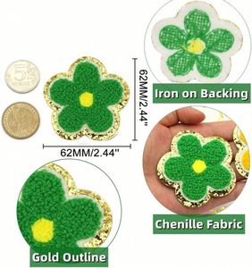 Parches de Chenilla Ecológicos con Letras del Alfabeto, con Revestimiento Termoadhesivo para Ropa, Bolsas, Zapatos, Gorras, Uniformes, Silicona 3D, Personalizables - Product Image 5