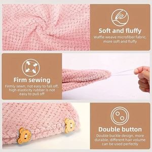 Serviette de séchage capillaire ultra-absorbante et à séchage rapide en microfibre pour femmes, idéale pour la maison et le salon de coiffure – Vente en gros personnalisée - Product Image 5