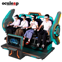 Cinéma volant VR 2027, aire de jeux intérieure, 4 sièges, montagnes russes en réalité virtuelle, jeux d'arcade, simulateur de vol 5D, machine de jeu 7D