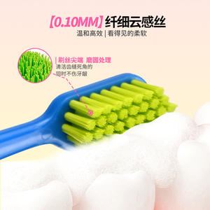 Oksmiles Brosse à dents extra douce 5400 poils ultra doux en matériau allemand Pedex Brosse à dents manuelle pour adultes Colorée - Product Image 5