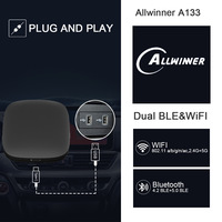 Adaptador Inalámbrico para iPhone Apple, Convierte CarPlay con Cable a Inalámbrico, Plug and Play, Smart AI Box, Android Auto, USB