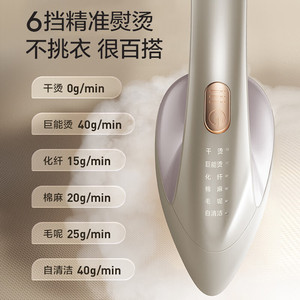 Plancha de vapor portátil Midea YGD40K1 con 6 ajustes para uso doméstico y comercial - Product Image 1