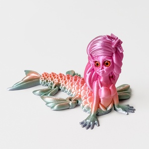 Venta al por Mayor de Modelos Articulados Flexibles de Sirena Impresos en 3D, Juguetes de Animales y Dinosaurios Coloridos de PLA, Colección Unisex para Niños de 4 a 6 Años - Product Image 2