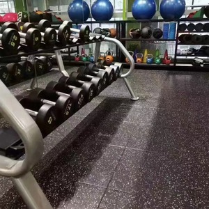Tái chế EPDM lồng vào nhau phòng tập thể dục gạch cao su chống sốc và an toàn hấp thụ cho tập thể dục cho chụp phạm vi - Product Image 4