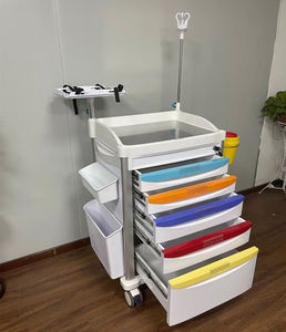 Peralatan troli medis rumah sakit BT-EY26 dengan papan Cpr troli tabrakan darurat rumah sakit warna troli resusitasi Medi - Product Image 2