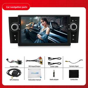 Pour <span class=keywords><strong>Fiat</strong></span> Linea Grande <span class=keywords><strong>Punto</strong></span> 2007-2012, lecteur multimédia vidéo GPS avec navigation Android 13 et CarPlay sans fil - Product Image 3