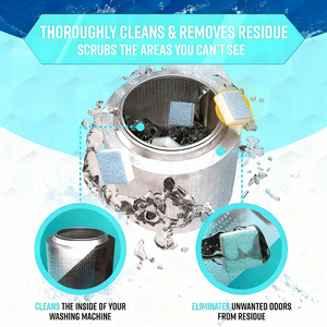 Tablette nettoyante pour lave-linge de qualité supérieure, écologique, antibactérienne, en forme de cube, pour l'entretien mensuel de la maison - Product Image 5