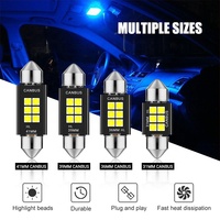 Éclairage de plaque d'immatriculation LED pour voiture RCJ SJ-3030-6SMD-Canbus, phare extérieur, Festoon, puces 3030, 12V, certifié CE/RoHS