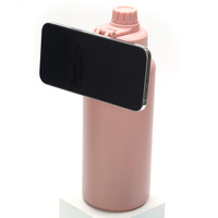 32oz Caoutchouc Double Paroi Inoxydable Magsafe Fiole À Vide Gobelet Bouteille D'eau Magnétique Support De Téléphone avec Logo Personnalisé