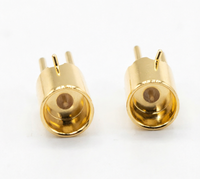 Connecteur RF coaxial miniature plaqué or, mâle, à montage sur circuit imprimé, SMP-JWHD532-SB1, 50 ohms, DC-18 GHz