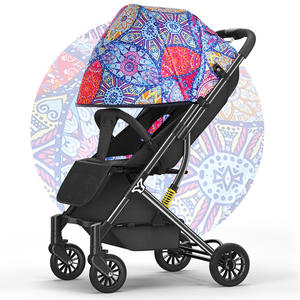 Carrozzina per bambini con struttura in acciaio leggero pieghevole a una mano confortevole passeggino portatile multifunzionale in tessuto da soggiorno E-Commerce <span class=keywords><strong>negozi</strong></span> - Product Image 6