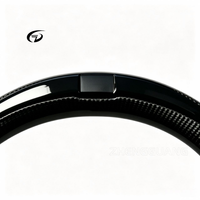 Volant sport en fibre de carbone LED pour Mercedes-Benz AMG CLA GLC GLB GLS GLE C63 W205 W213 Accessoires intérieurs