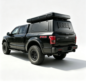 ZST Hardtop en aluminium pour <span class=keywords><strong>pick</strong></span>-<span class=keywords><strong>up</strong></span>, avec fenêtre latérale verrouillable, panneau MOLLE, boîte de rangement sur le toit, Ford F-150 SuperCrew - Product Image 2