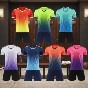 Top Trending Soccer Uniform Fully Customized <b>Football</b> Sets Bulk Professional Made 100% Polyester Breathable Eco-Friendly <b>Cheap</b> - Product Image 3
