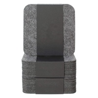Ensemble de dessous de verres naturels, 8 pièces, Premium, en feutre absorbant, épais et Durable, avec support