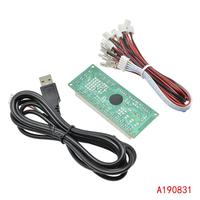Circuit imprimé de joystick d'arcade USB Encodeur USB d'arcade à délai zéro Kit de carte PC à joystick pour équipement de jeu à modes analogiques numériques