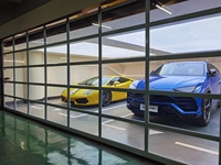 Porte de garage sectionnelle automatique en aluminium standard australien avec verre, avec ou sans cadre, porte de garage en métal pour maisons