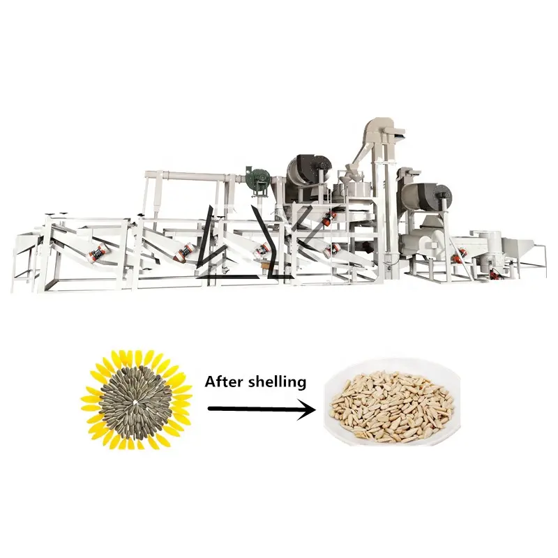 1.500.000.000.000/std. große kapazität sonnenblumen-sämenteiler-schälmaschine zum fabrikpreis