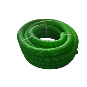 Venta caliente 50m de largo DN90mm HDPE Tubo de ventilación corrugado de doble pared Flexible de alta presión PC Hierba Tubos de plástico verde - Product Image 5