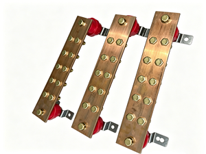 Barra Collettrice in Rame Stagnato Perforata Quadrata Personalizzata per Messa a Terra e Protezione da Fulmini - Product Image 3