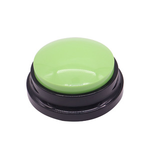 Timbre de botón de altavoz de voz de entrenamiento de tamaño mini circular de plástico de colores al por mayor para mascotas - Product Image 3