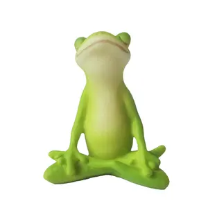 Z08594A Harz Frosch Statue Großhandel Harz Frösche Großhandel Harz Frösche