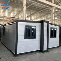 WinFair Living - Contenedor de Oficina Móvil Expandible, Casa Prefabricada Moderna de 20 Pies, Extensión Pequeña Prefabricada, Casa Modular, Viviendas, Villas