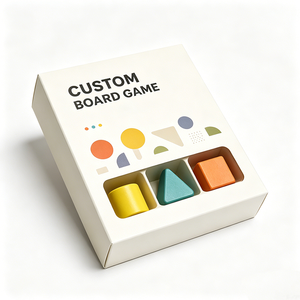 Manufacturer Custom Board <b>Game</b> Vietnam Production Flash Card Sets Sturdy Packaging <b>Box</b> Promotional Plastic Shapes for Kids - Product Image 5