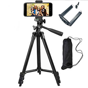 <span class=keywords><strong>Trépied</strong></span> pour téléphone portable, <span class=keywords><strong>trépied</strong></span> 3120 pour <span class=keywords><strong>smartphone</strong></span>, mini <span class=keywords><strong>trépied</strong></span> avec sac de transport et support de téléphone, <span class=keywords><strong>grand</strong></span> stock, aluminium léger, noir - Product Image 2