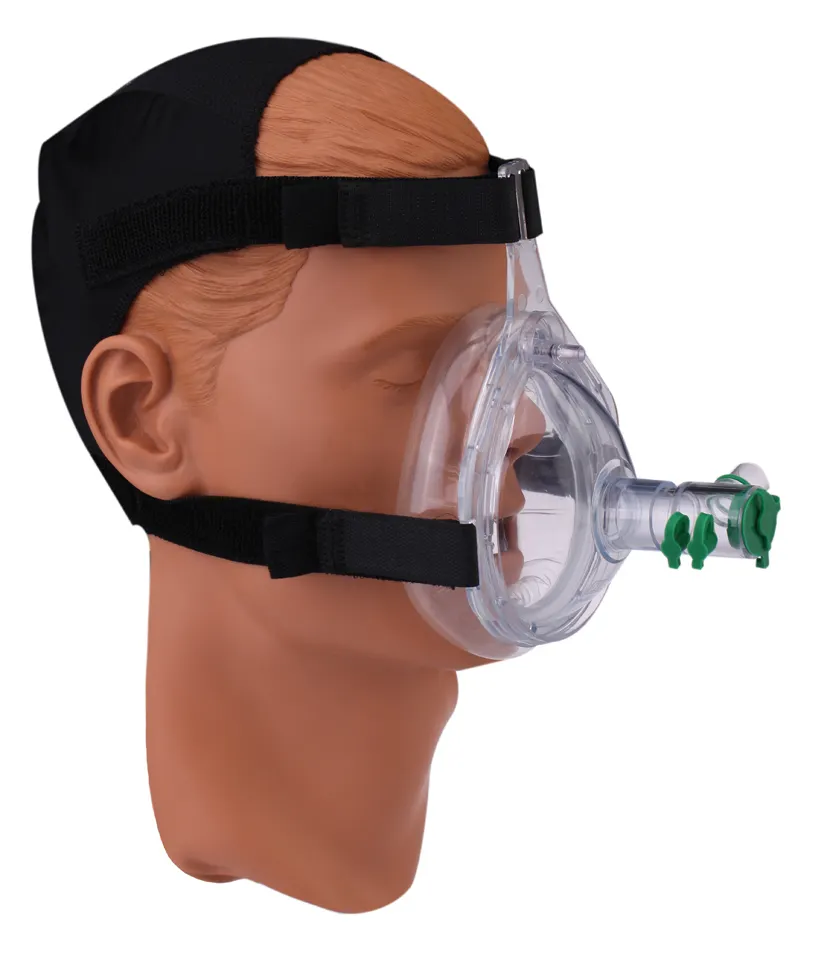 Fabrik Direkt verkauf Silikon Soft Sleep Cpap Nasen-Bipap-Maske mit schnellem Schnallen design Komfortable Kopf bedeckungen