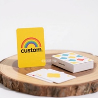 Citation inspirante personnalisée Livret Style Cartes d'affirmation de luxe Cartes d'affirmation positive uniques avec support en bois