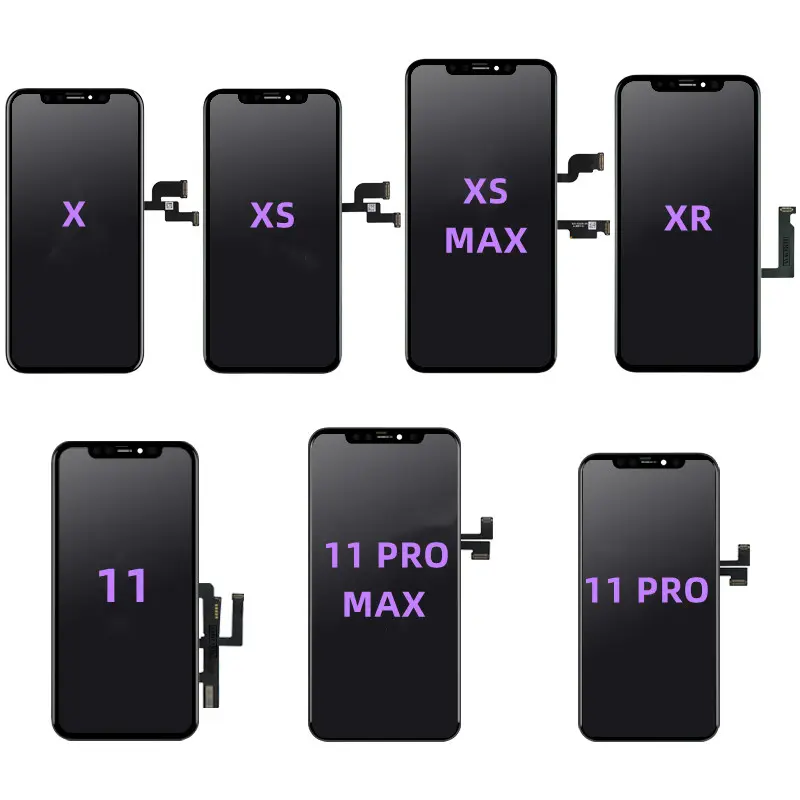 Wholesale Price LCD for iPhone X XR XS Max 11Pro Max screen Replacements with digitizer oled lcd display oem tft incell