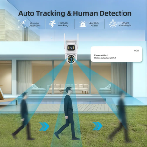 Caméra Intérieure/Extérieure Intelligente Tuya PTZ Double Objectif 4MP 6MP 4K H.265 Vision Nocturne Couleur Intégrale Interphone Vocal Stockage Cloud - Product Image 5