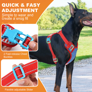 Adjustable Dog Traction Rope Large Medium Small Dog Explosion Proof Breast Wrap Vest Reflective Walking Dog Rope Dog Chain - Product Image 5