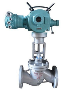 Actuador multivuelta 220VAC 380VAC con asiento elástico, válvula de globo motorizada de hierro fundido con brida - Product Image 3